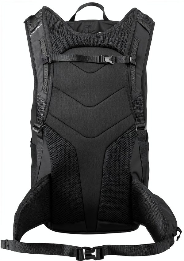 Salomon Trailblazer 30 Hiking Backpack 30L Black/Alloy 3D Padded Back-1