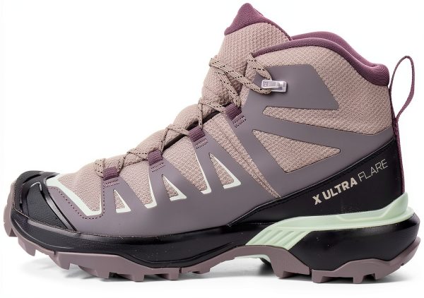 Salomon Women’s X Ultra Flare Mid Gore-Tex Hiking Shoe, Waterproof Shoes with Support & Stability for Rugged Trails & Multi-Day Hikes-5
