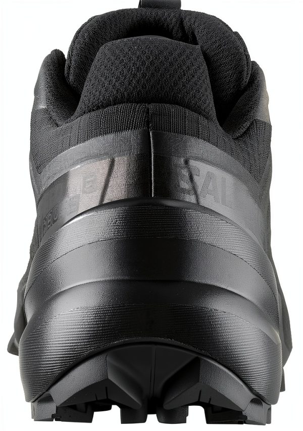 Salomon Mens Speedcross 6 Trail Running Shoes Black Phantom-1
