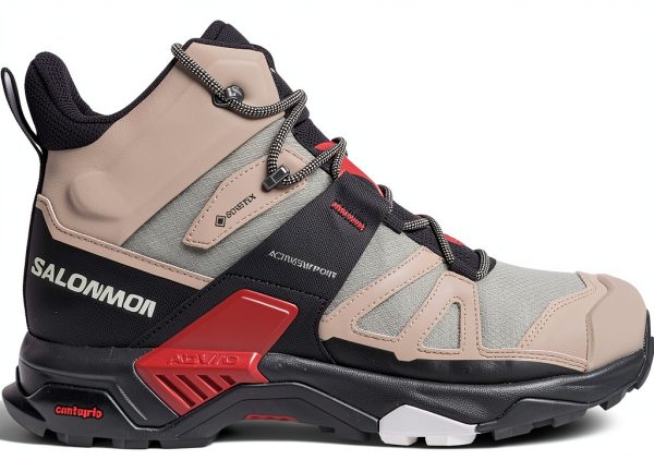 Salomon Men's X Ultra 4 GTX Low Rise Hiking Boots Vintage Khaki-1