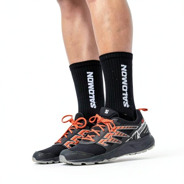 Salomon Mens Wander Trail Running Shoes Black Rainy Day Size 14-2