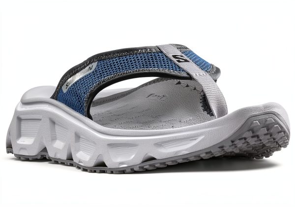 Salomon Mens Walking Shoes with Cushioned EVA Midsole, Blue Ashes-2