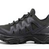 Salomon Women's X Braze Hiking Shoes Pewter Ebony Contagrip Traction-3