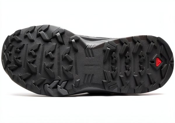 Salomon Women's X Braze Hiking Shoes Pewter Ebony Contagrip Traction-6