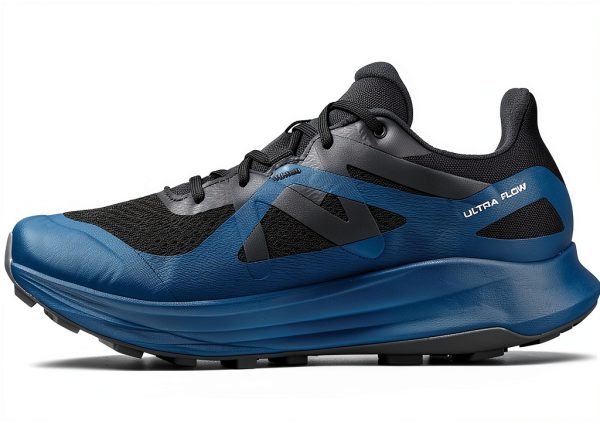 Salomon Women's Ultra Flow Gore Tex Hiking Shoe Black Deep Dive 8-0
