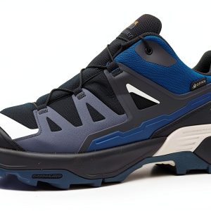 Salomon Men's X Ultra 360 GTX Hiking Shoes Grey Blue Waterproof-0