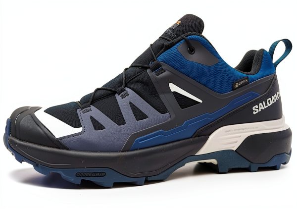 Salomon Men's X Ultra 360 GTX Hiking Shoes Grey Blue Waterproof-0