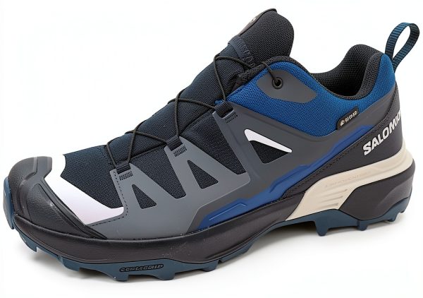 Salomon Men's X Ultra 360 GTX Hiking Shoes Grey Blue Waterproof-2
