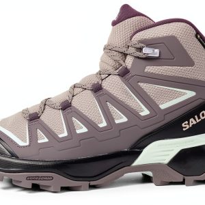 Salomon Women’s X Ultra Flare Mid Gore-Tex Hiking Shoe, Waterproof Shoes with Support & Stability for Rugged Trails & Multi-Day Hikes-0