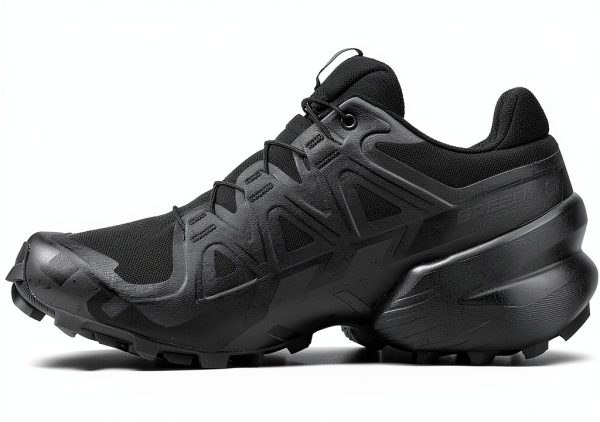 Salomon Mens Speedcross 6 Trail Running Shoes Black Phantom-3