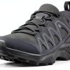 Salomon Women's X Braze Hiking Shoes Pewter Ebony Contagrip Traction-0