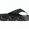 Salomon Mens Walking Shoes Black Alloy Size 12-0
