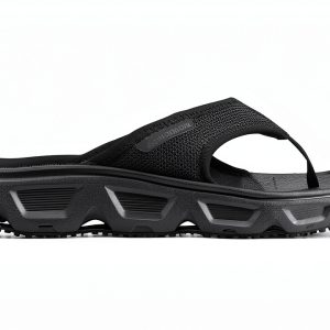 Salomon Mens Walking Shoes Black Alloy Size 12-0