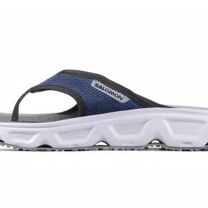 Salomon Mens Walking Shoes with Cushioned EVA Midsole, Blue Ashes-0