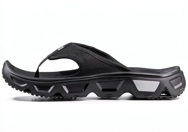 Salomon Mens Walking Shoes Black Alloy Size 12-7