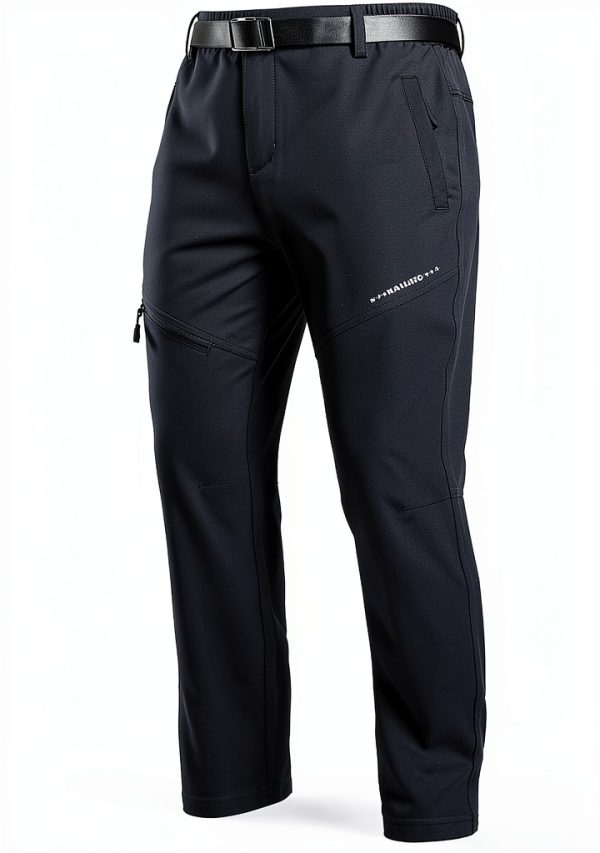 Men's Lightweight Hiking Pants Quick-Dry Waterproof with Stretch Waist-0