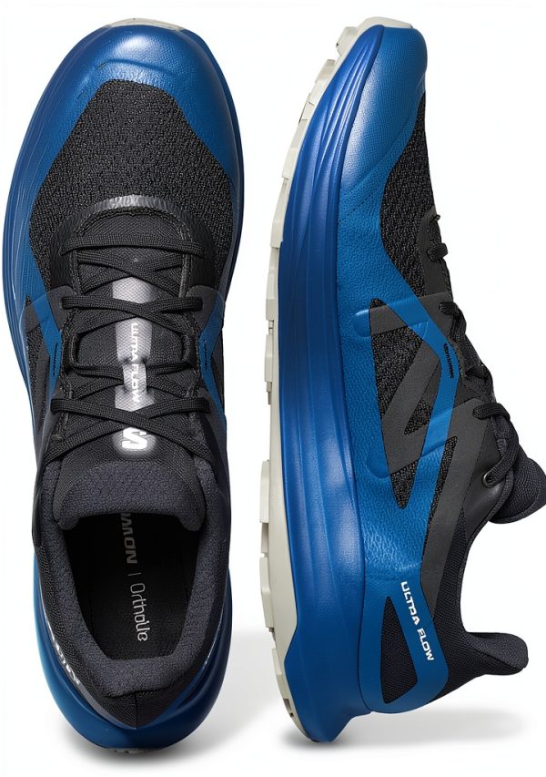 Salomon Women's Ultra Flow Gore Tex Hiking Shoe Black Deep Dive 8-5