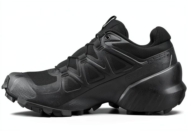 Salomon Womens Speedcross 5 Trail Running Shoes Black Phantom-3