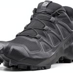 Salomon Womens Speedcross 5 Trail Running Shoes Black Phantom-0