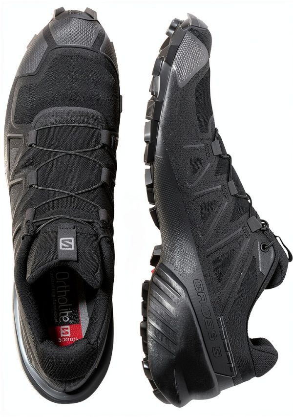 Salomon Womens Speedcross 5 Trail Running Shoes Black Phantom-5